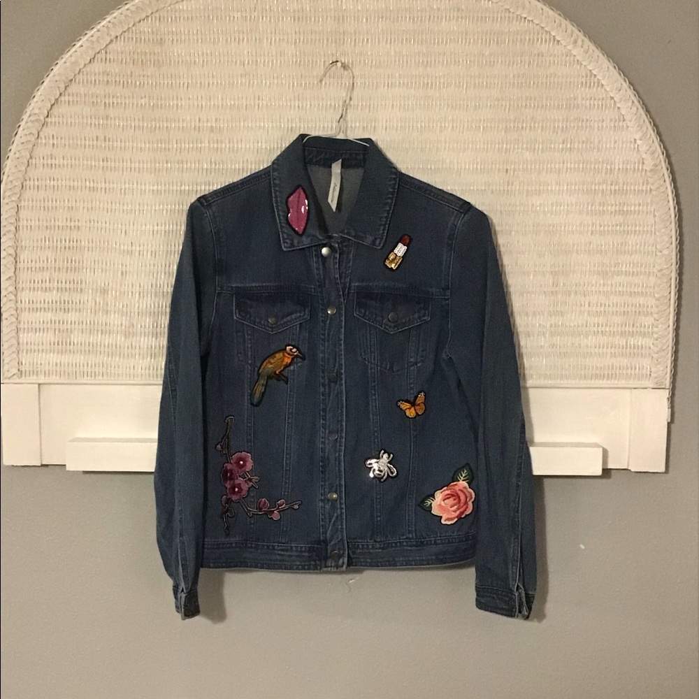 NY Collection Women’s Denim Jacket - Picture 1 of 7